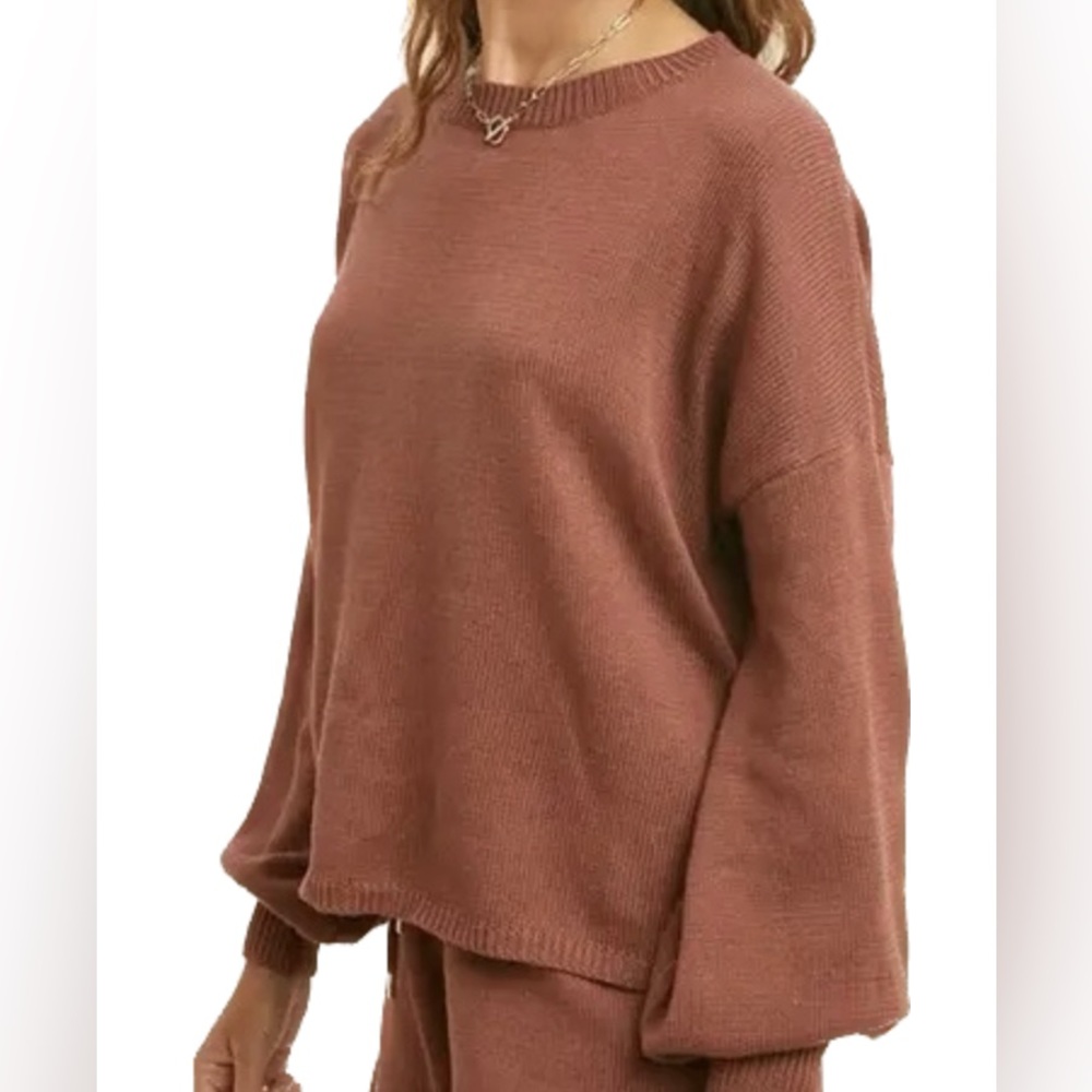 Dottir Shop puff sleeve summer sweater